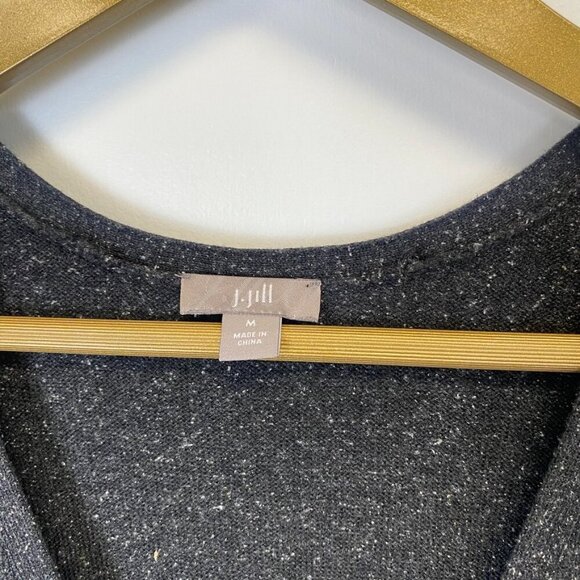 J. Jill Silk Blend V Neck Sweater Vest Tunic - Picture 5 of 10